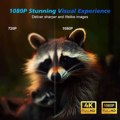 Android 11 4K Smart Projector 580ANSI 1920*1080P Full HD Wifi6 BT5.0 Allwinner H713 Voice Control Home Cinema Theater