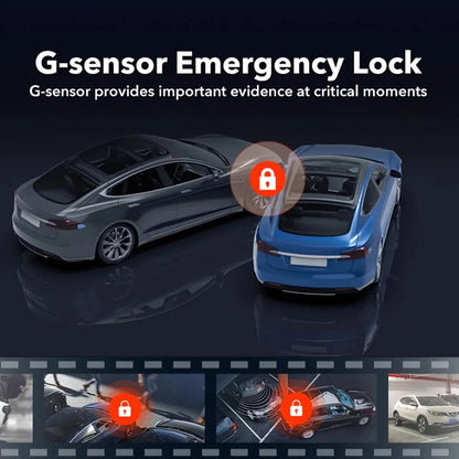 Touch Screen Dash Cam Front and Rear, 4K Dash Camera with STARVIS 2 Sensor, Free 128GB Card, Car Camera with Wifi GPS, Voice Control, Wdr,5.8Ghz Wifi, 24H Parking Mode, Night Vision
