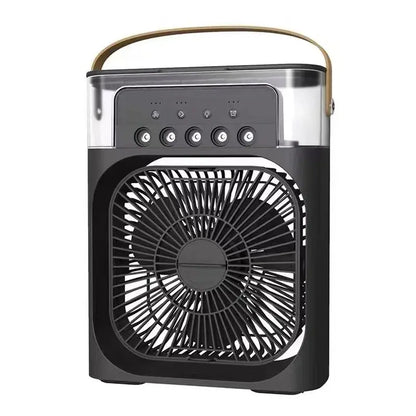 Portable Fan Air Conditioners USB Electric Fan Air Cooler LED Night Light Water Mist Fun 3 in 1 Air Humidifier for Home